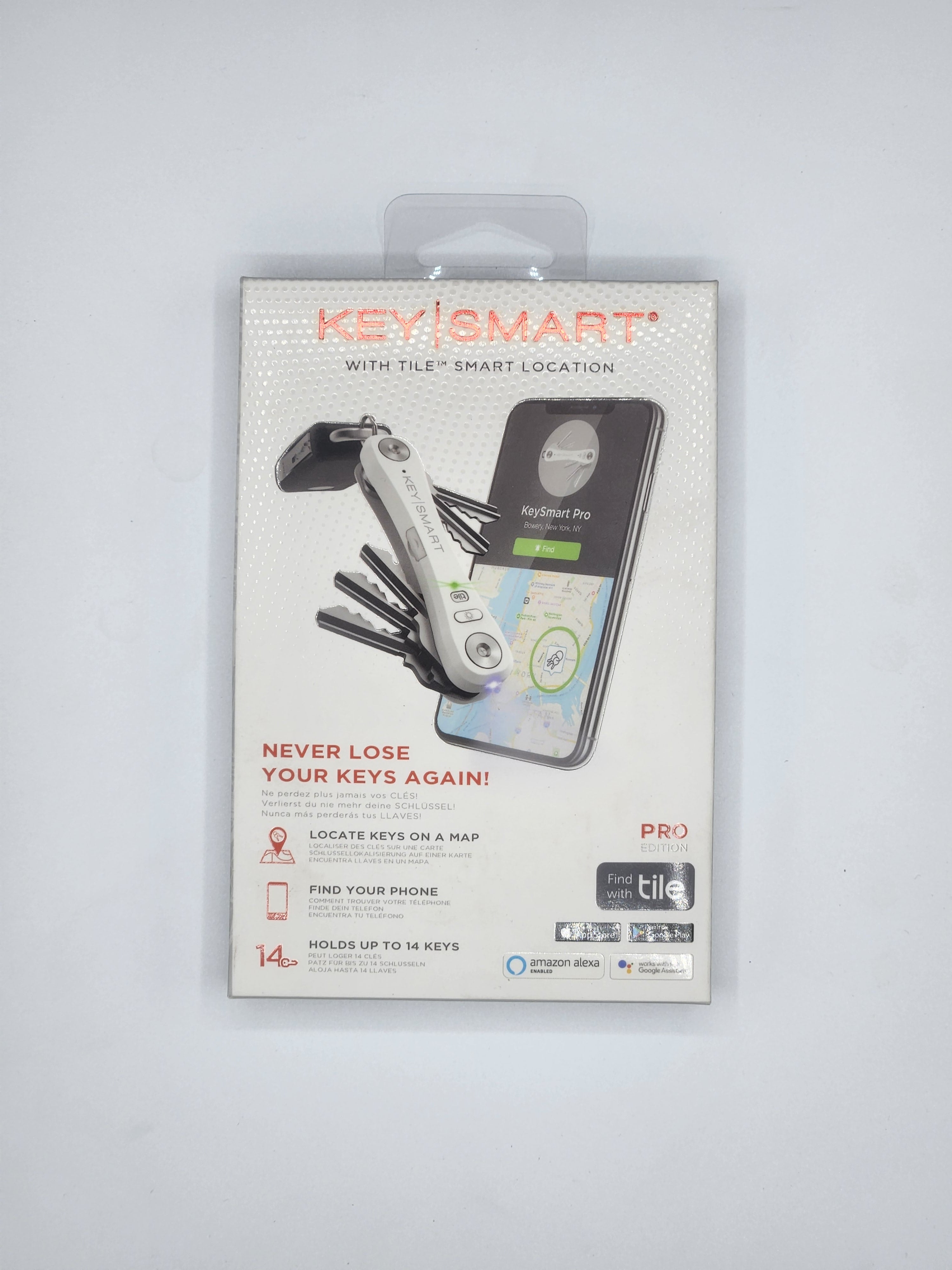 Keysmart Pro KeySmart Pro With Tile Smart Location - White – Ascent Wear