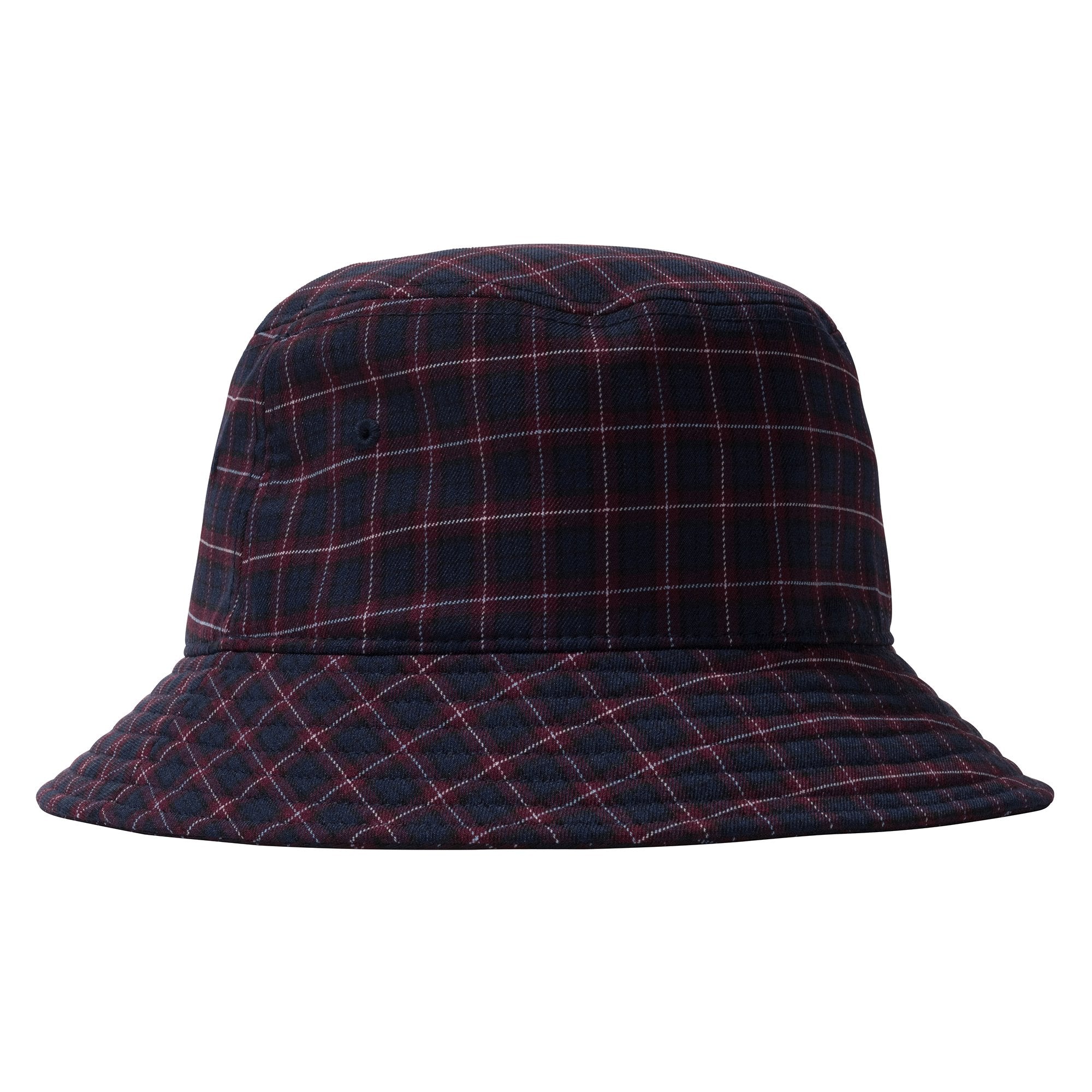 Stussy Basic Plaid Bucket Hat - Navy, L/XL – Ascent Wear