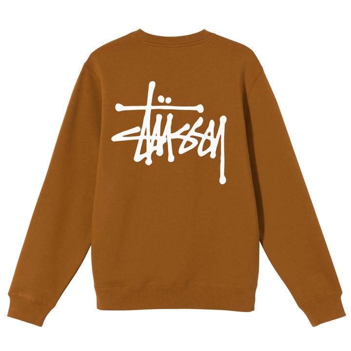 Stussy basic crew 2025 sweatshirt